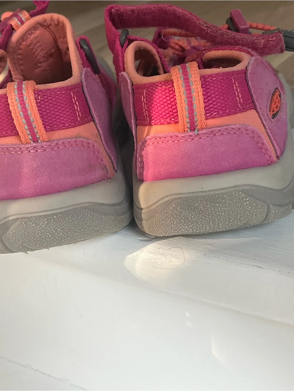 Keen Kids Pink and Orange Closed-Toe Sport Sandals